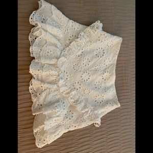 Lovers + friends ruffle mini skirt